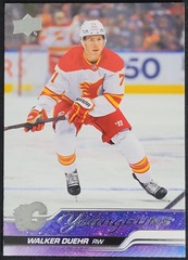 2023-24 Upper Deck Series 2 Young Guns Walker Duehr #475 RC Calgary Flames